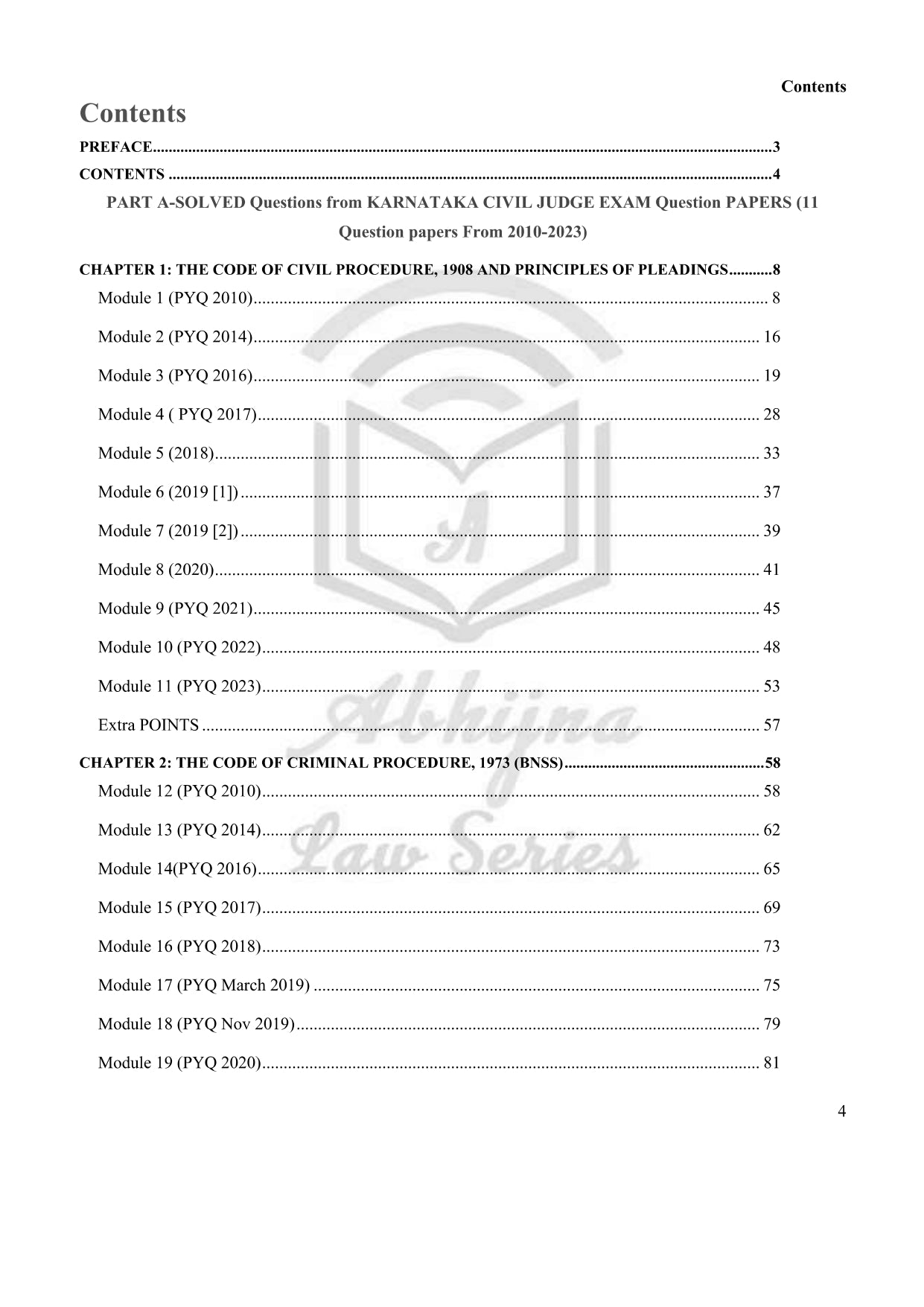 Model Descriptive Answers for Judiciary Mains (Karnataka Judiciary Law Paper-1)