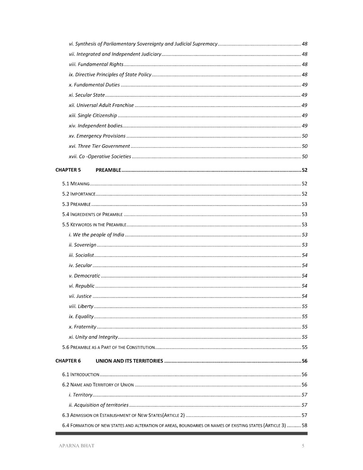 Constitution (Quick Notes) for Judiciary Exams (All States) [Paperback] Aparna Bhat and Anuradha Bhat