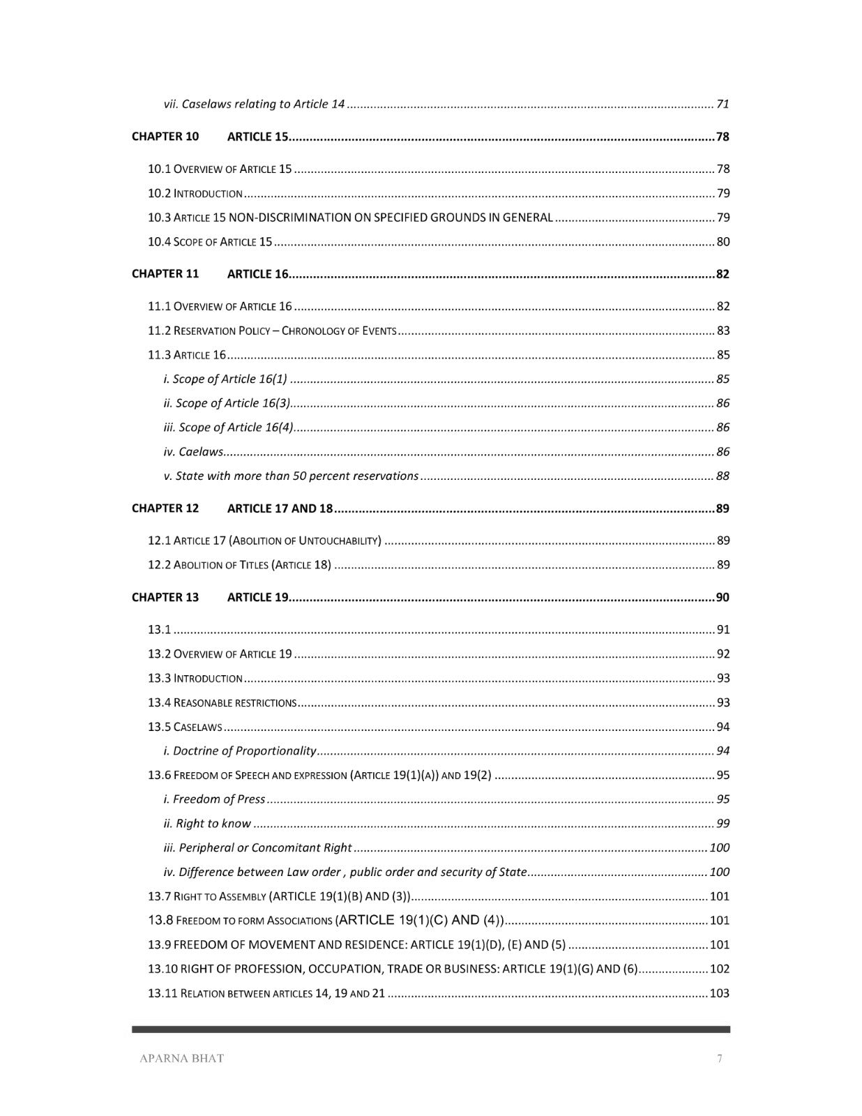 Constitution (Quick Notes) for Judiciary Exams (All States) [Paperback] Aparna Bhat and Anuradha Bhat