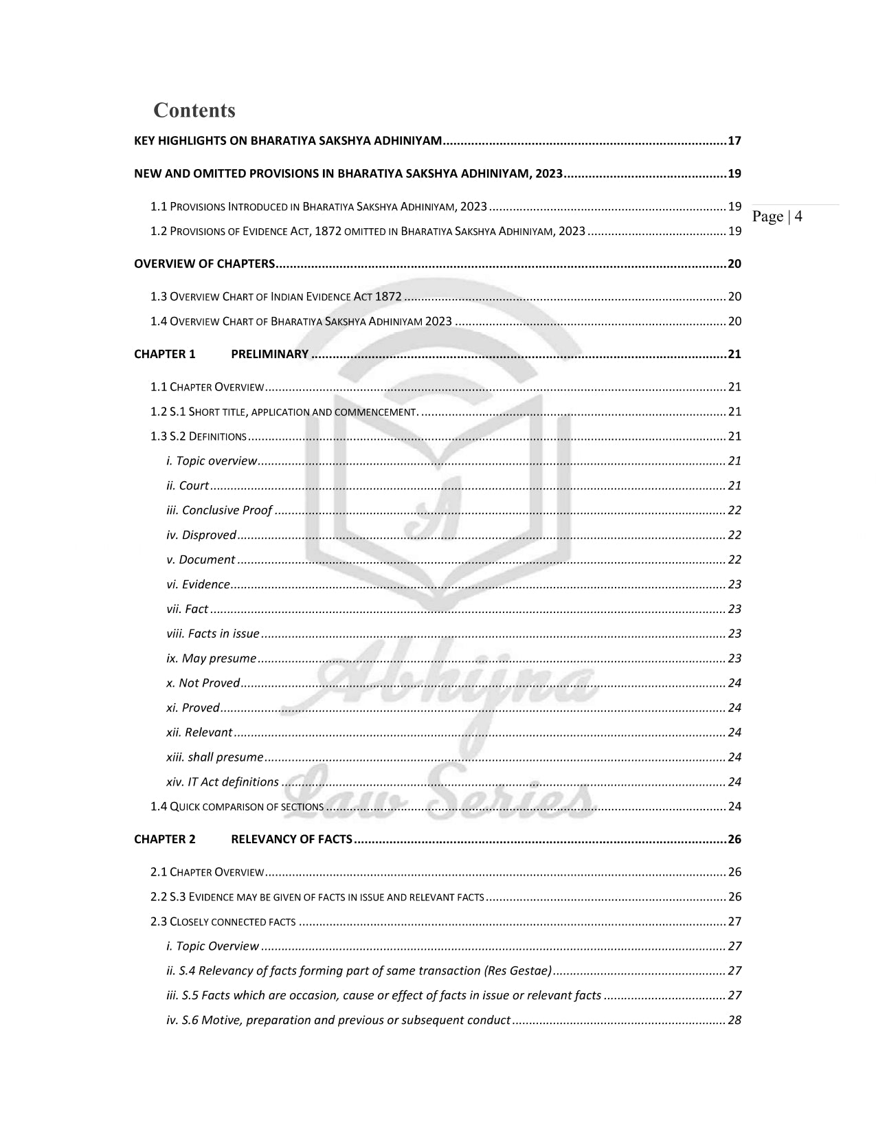Bharatiya Sakshya Adhiniyam (Indian Evidence Act ) Quick Charts for Judiciary Exams (For All States) [Paperback] Aparna Bhat and Anuradha Bhat