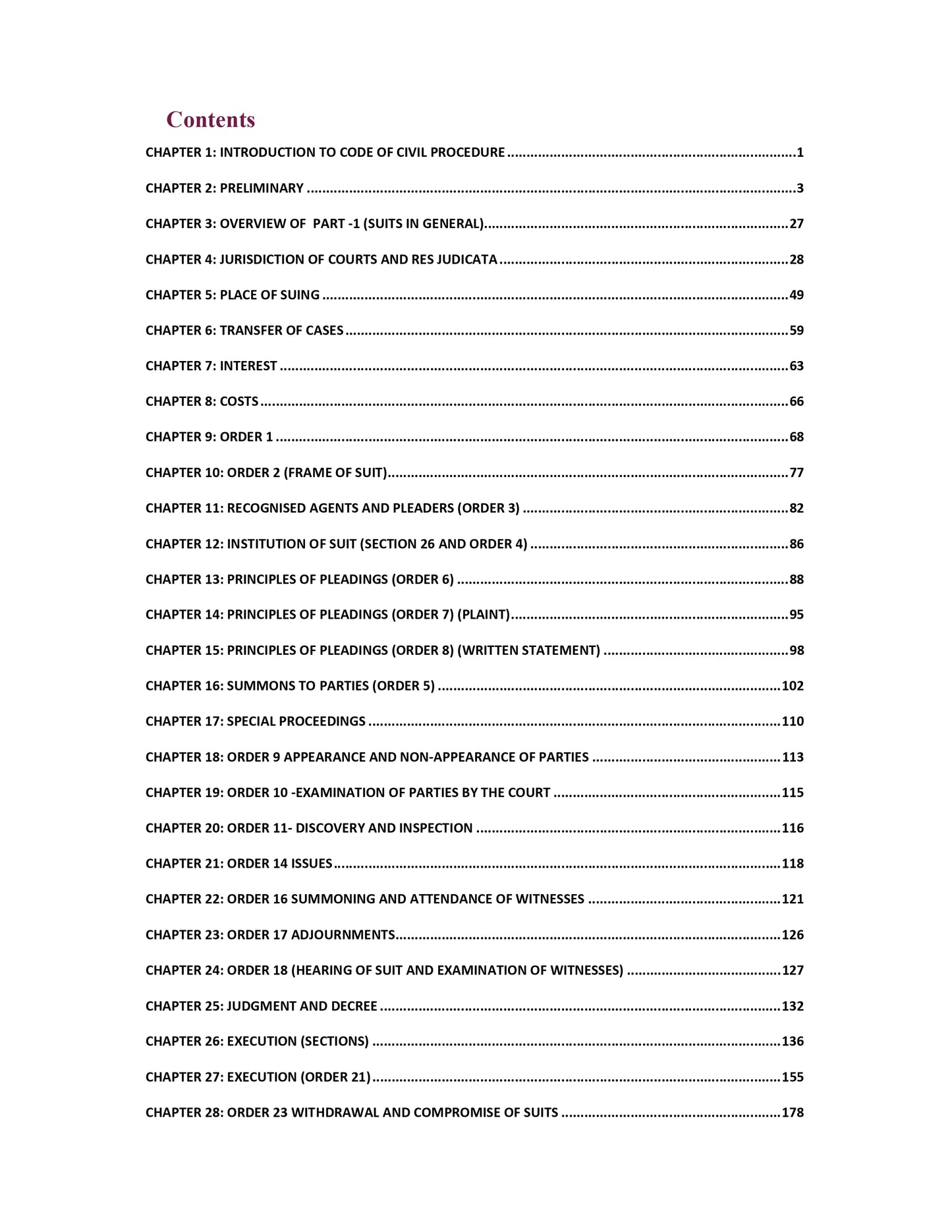 CODE OF CIVIL PROCEDURE QUICK NOTES FOR JUDICIARY EXAMS (ALL STATES) [Paperback] Aparna Bhat [Paperback] Aparna Bhat