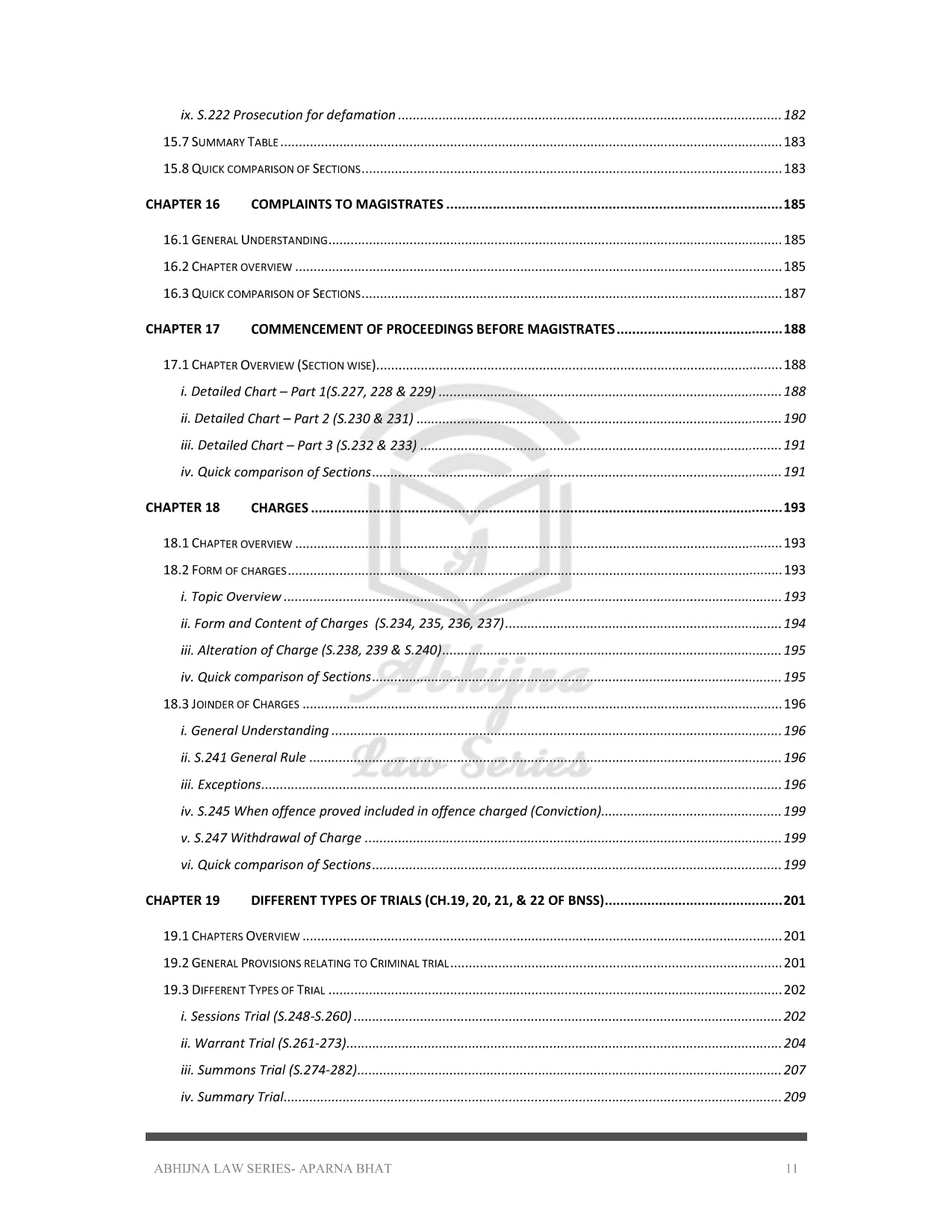 BNSS AND CRPC (QUICK CHARTS) FOR JUDICIARY EXAM (ALL STATES) [Paperback] Aparna Bhat and Anuradha Bhat
