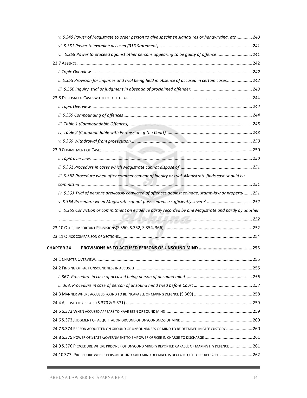 BNSS AND CRPC (QUICK CHARTS) FOR JUDICIARY EXAM (ALL STATES) [Paperback] Aparna Bhat and Anuradha Bhat
