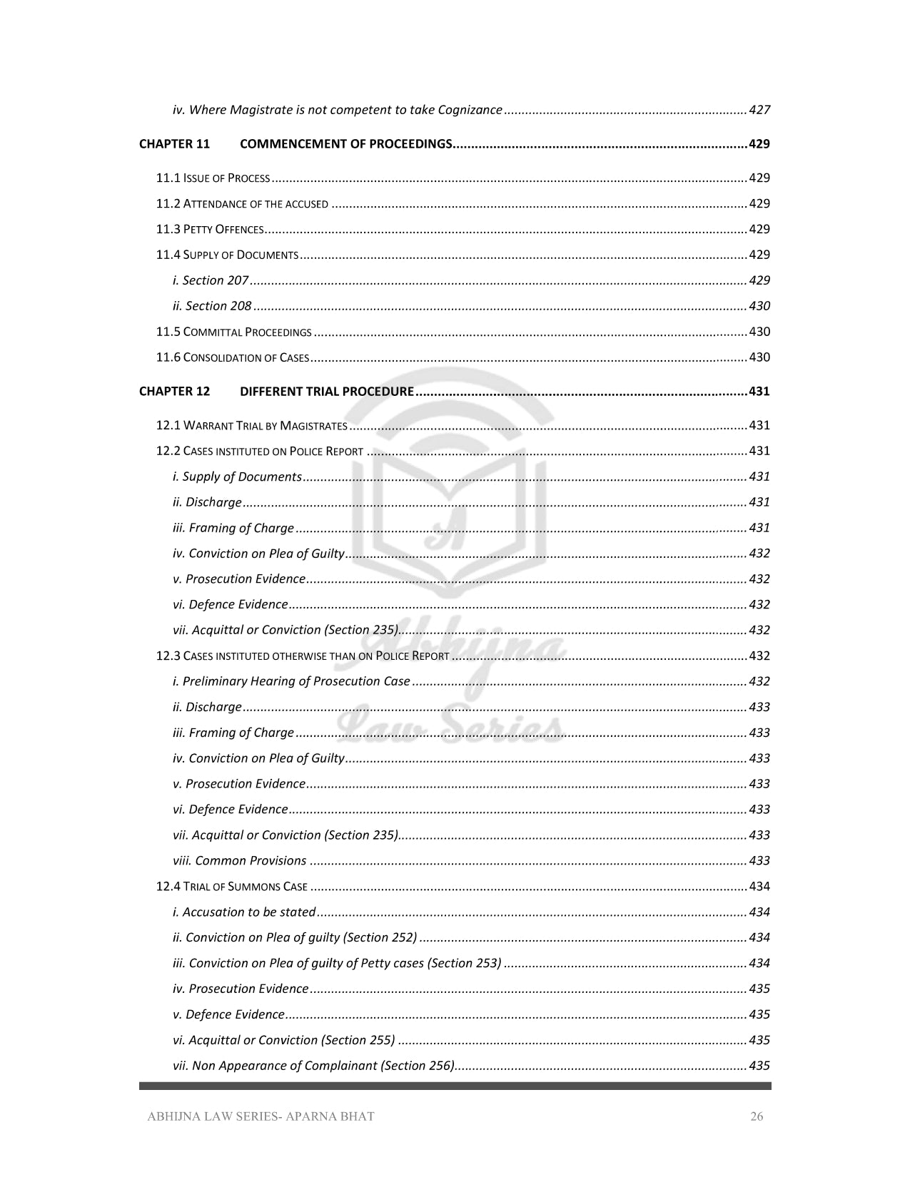 BNSS AND CRPC (QUICK CHARTS) FOR JUDICIARY EXAM (ALL STATES) [Paperback] Aparna Bhat and Anuradha Bhat