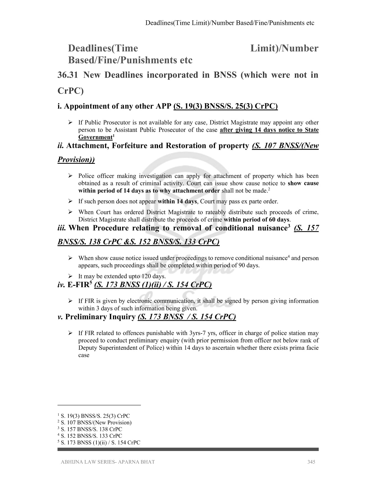 BNSS AND CRPC (QUICK CHARTS) FOR JUDICIARY EXAM (ALL STATES) [Paperback] Aparna Bhat and Anuradha Bhat