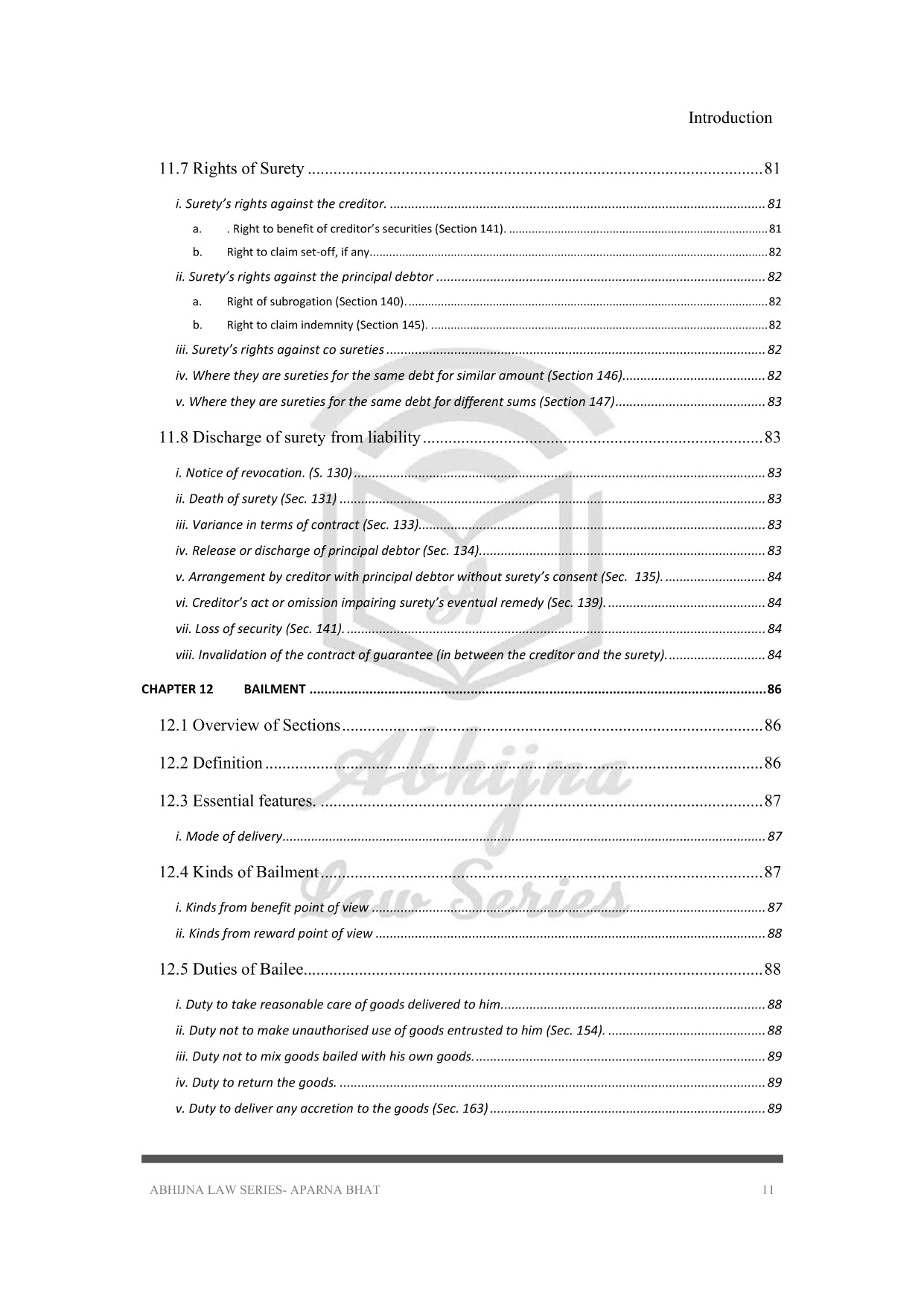 Contract Act (Quick Notes) for Judiciary Exams (All States) [Paperback] Aparna Bhat and Anuradha Bhat